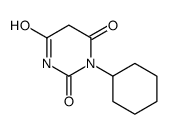 1-环己基嘧啶-2,4,6(1H,3H,5H)-三酮 结构式