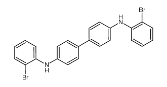 N4,N4'-双(2-溴苯基)-[1,1'-联苯]-4,4'-二胺 结构式
