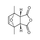 4,7-Epoxyisobenzofuran-1,3-dione, 3a,4,7,7a-tetrahydro-4,7-dimethyl-, (3aR,4S,7R,7aS)-rel- 结构式