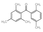 Methanone,(2,5-dimethylphenyl)(2,4,6-trimethylphenyl)- 结构式