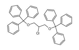 Benzene, 1,1',1'',1''',1'''',1'''''-[(2-chloro-1,3-propanediyl)bis(oxymethanetetrayl)]hexakis- (9CI) 结构式