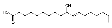 11-Octadecenoic acid, 10-hydroxy-, (11Z)- 结构式
