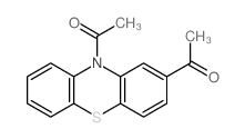 1-(2-acetylphenothiazin-10-yl)ethanone 结构式