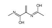 2-Propenamide, 2-(acetylamino)-N-methyl- 结构式