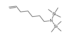 Silanamine, N-6-hepten-1-yl-1,1,1-trimethyl-N-(trimethylsilyl)- 结构式