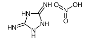 1H-1,2,4-三唑-3,5-二胺硝酸 结构式