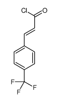 反-4-(三氟甲基)肉桂酰氯 结构式