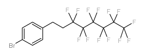 1-溴-4-(1H,1H,2H,2H-全氟辛基)苯 结构式