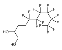 5,5,6,6,7,7,8,8,9,9,10,10,10-十三氟-1,2-癸二醇 结构式