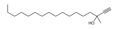 3-甲基-1-十七碳炔-3-醇 结构式