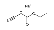 氰基乙酸乙酯钠 结构式