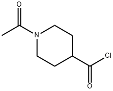 1-乙酰基哌啶-4-酰氯 结构式