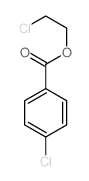 4-氯苯甲酸-2-氯乙酯 结构式