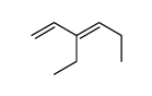3-乙基-1,4-己二烯 结构式