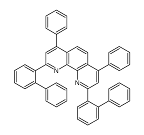 2,9-二([1,1'-联苯]-2-基)-4,7-二苯基-1,10-菲咯啉 结构式