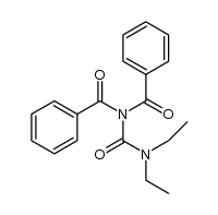 Benzamide, N-benzoyl-N-[(diethylamino)carbonyl]- 结构式