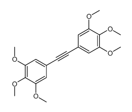 1,2-双(3,4,5-三甲氧基苯基)乙炔 结构式