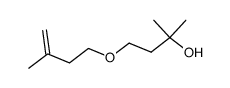 2-Butanol, 2-methyl-4-[(3-methyl-3-buten-1-yl)oxy]- 结构式