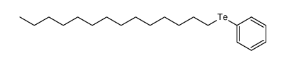 Benzene, (tetradecyltelluro)- 结构式