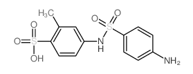 4-[(4-氨基苯基)磺酰基氨基]-2-甲基苯磺酸 结构式