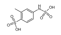 2-甲基-4-(磺酰氨基)苯磺酸 结构式