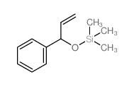 1-苯基-2-丙烯基氧基三甲基硅烷 结构式