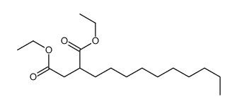 2-癸基丁二酸二乙酯 结构式