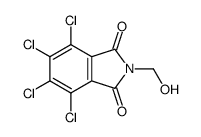 4,5,6,7-四氯-2-(羟甲基)异吲哚-1,3-二酮 结构式