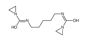 N-[5-(aziridine-1-carbonylamino)pentyl]aziridine-1-carboxamide 结构式