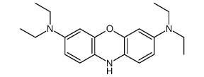 10H-Phenoxazine-3,7-diamine, N3,N3,N7,N7-tetraethyl- 结构式