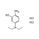 2-氨基-5-(二乙氨基)苯酚二盐酸盐 结构式