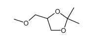 4-(甲氧基甲基)-2,2-二甲基-1,3-二氧戊环 结构式