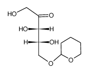 5-O-(四氢-2H-吡喃-2-基)-D-苏式-2-戊酮糖 结构式