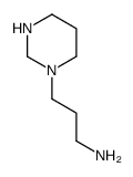1-(3-氨基丙基)六氢嘧啶 结构式