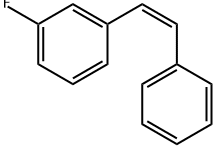 1-氟-3-[(1Z)-2-苯基乙烯基]苯 结构式