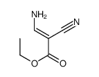 3-氨基-2-氰基丙烯酸乙酯 结构式