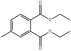4-甲基-1,2-苯二甲酸二乙酯 结构式
