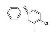4-氯-1,2-二氢-3-甲基-1-苯基磷杂环戊三烯 1-氧化物 结构式