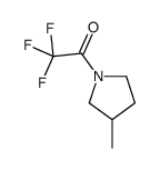 3-甲基-1-(三氟乙酰基)吡咯烷 结构式