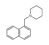 1-(1-萘甲基)哌啶 结构式