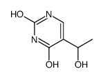 5-(1-羟乙基)尿嘧啶 结构式
