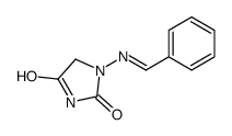 1-(亚苄基氨基)咪唑啉-2,4-二酮 结构式