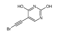 5-(2-溴乙炔基)-2,4(1H,3H)-嘧啶二酮 结构式