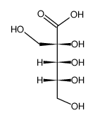 2-C-(羟甲基)-D-核糖酸 结构式