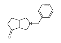 2-苄基六氢环戊并[c]吡咯-4(1H)-酮 结构式