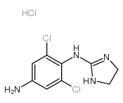 盐酸安普乐定 结构式