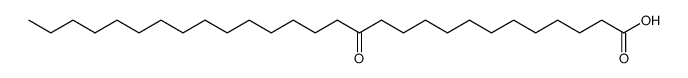 Octacosanoic acid, 13-oxo- 结构式
