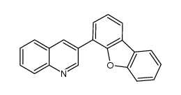 Quinoline, 3-(4-dibenzofuranyl)- 结构式