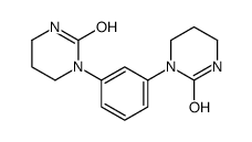 2(1H)-Pyrimidinone, 1,1'-(1,3-phenylene)bis[tetrahydro- 结构式