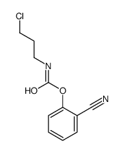 Carbamic acid, (3-chloropropyl)-, 2-cyanophenyl ester (9CI) 结构式